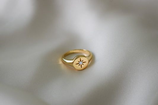 Star Signet Ring