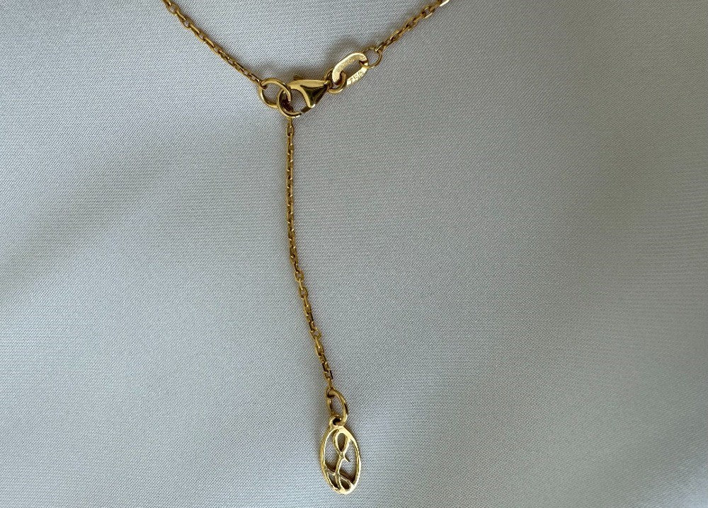 Pear Solitaire Necklace