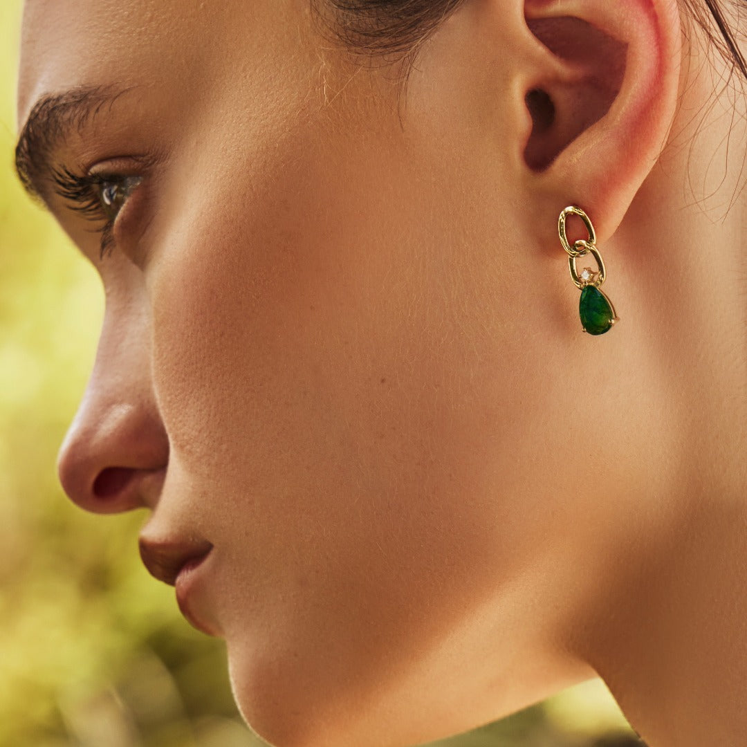 Catena Emerald Earring