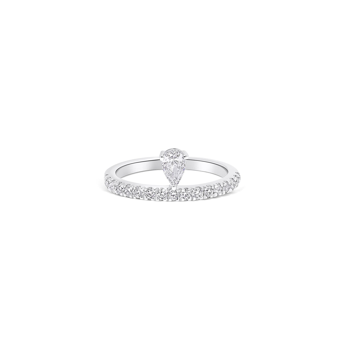 Drop Diamond Ring