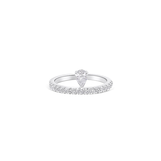 Drop Diamond Ring