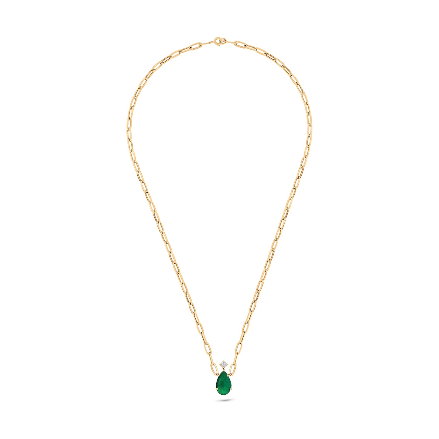 Sparkly Emerald Necklace